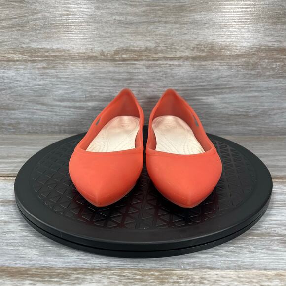Crocs Women’s Rio Pointed Toe Ballet Flats Size Size 5 - Picture 2 of 8